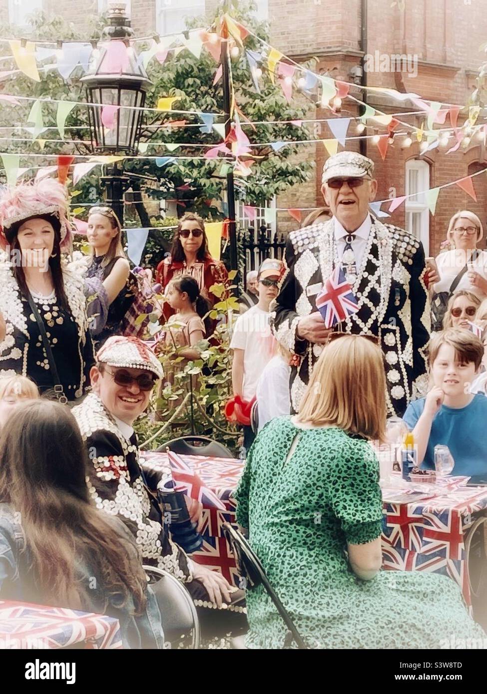 Perly King and Queen, London Stockfoto