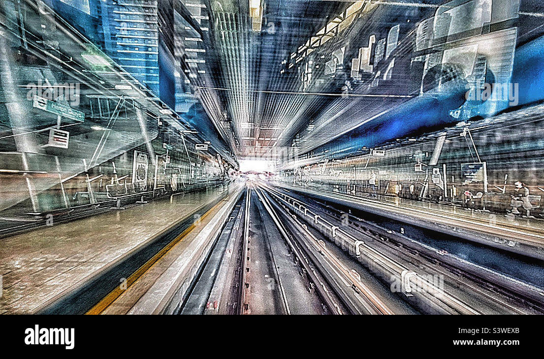 Canary Wharf - Smartphone-aufgenommenes Stockfoto