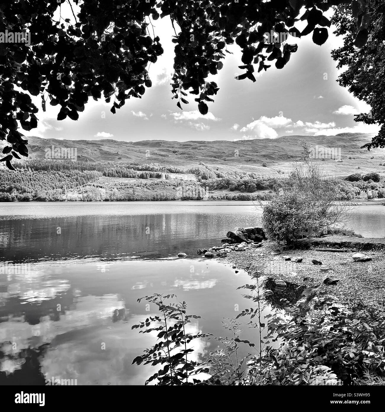 Loch Ness in Fort Augustus Stockfoto