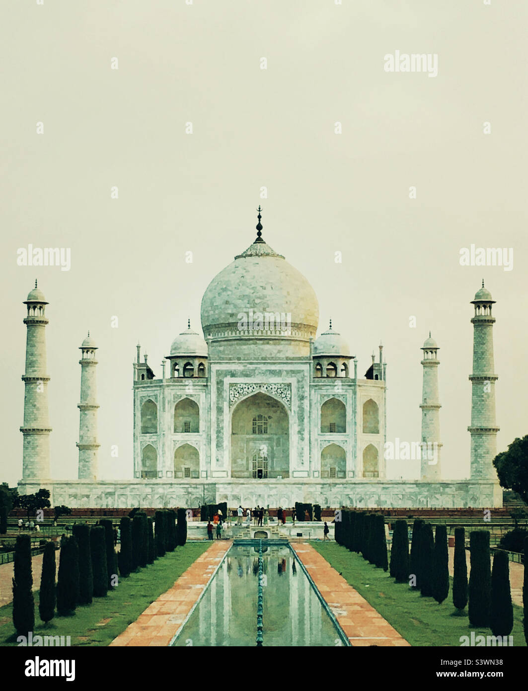 Das Taj Mahal, in Agra, Indien Stockfoto