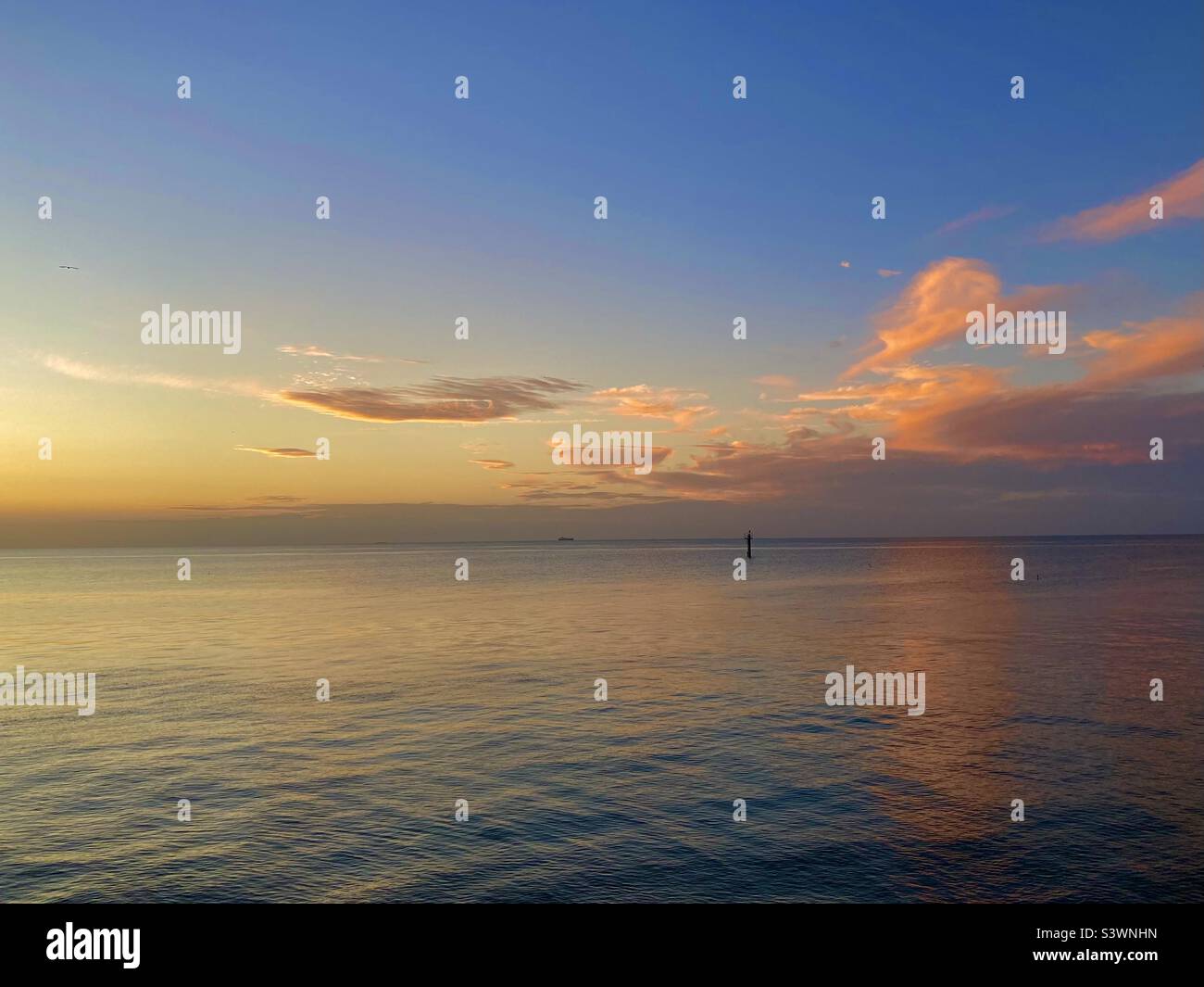 Margate-Sonnenuntergang Stockfoto