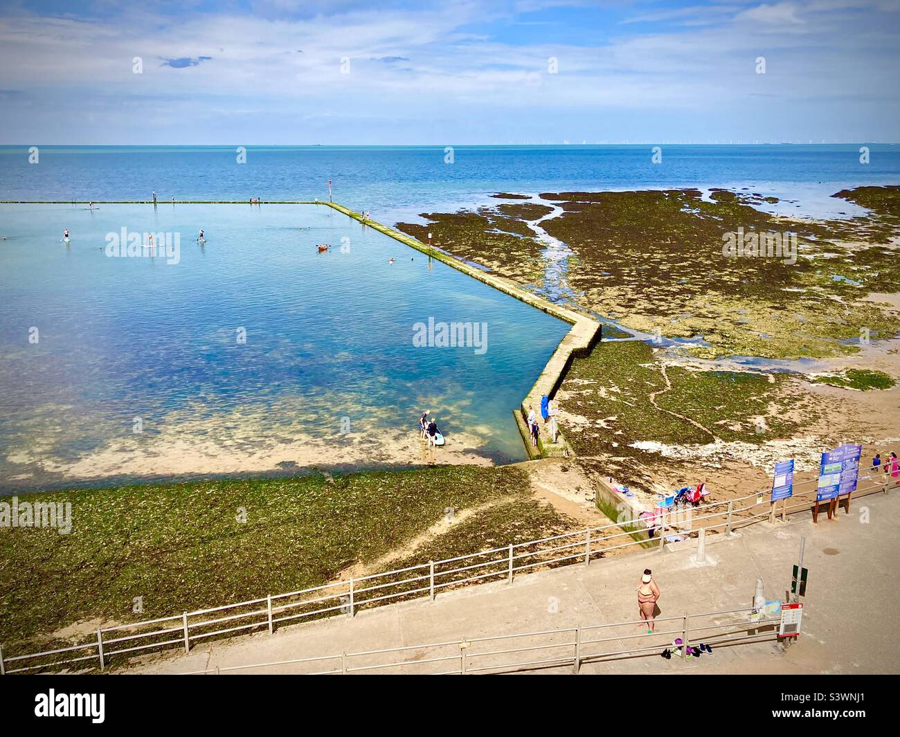 Gezeitenbecken Margate Stockfoto