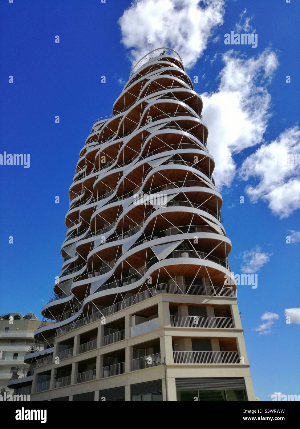 Höchster Roch-Turm in Montpellier. In Frankreich Stockfoto