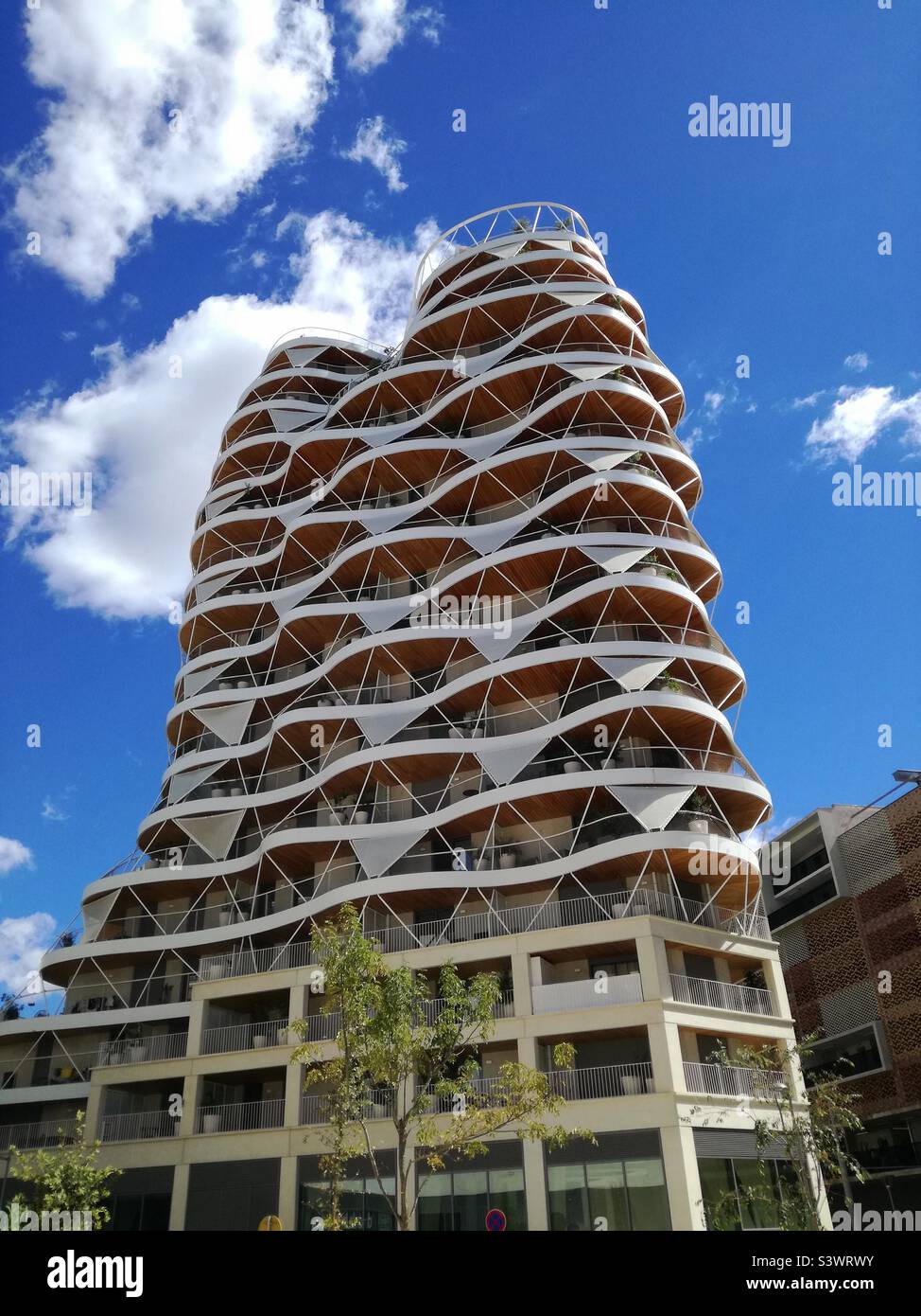 Höchster Roch-Turm in Montpellier. In Frankreich Stockfoto