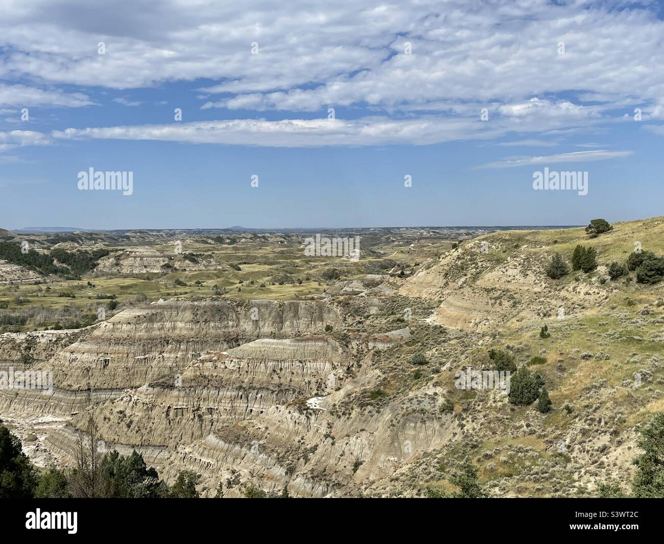 North Dakota Badlands Stockfoto