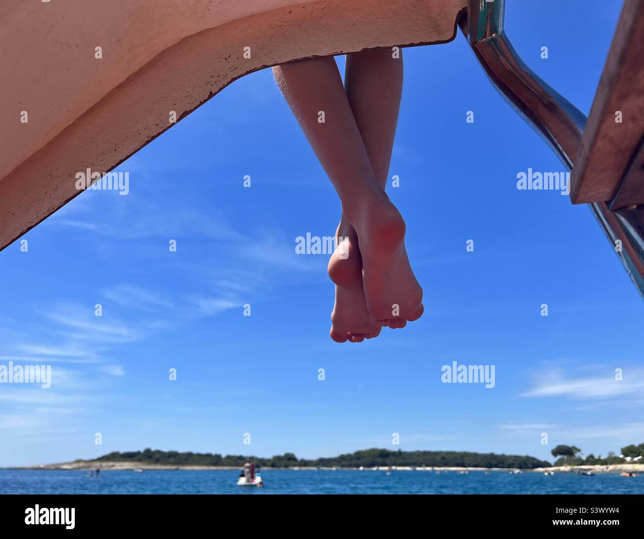 Urlaub - Smartphone-aufgenommenes Stockfoto