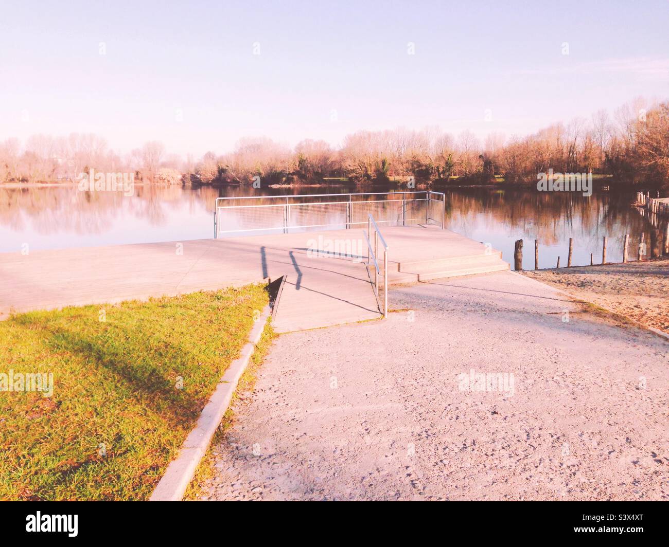 Ein Park in Mailand, Italien, genannt Parco delle Cave, im Jahr 2020. Stockfoto