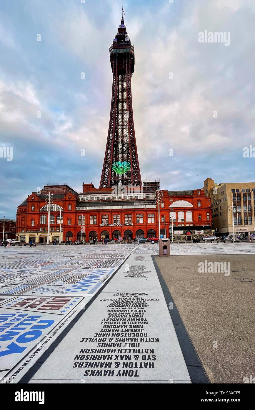 Blackpool Tower. Stockfoto