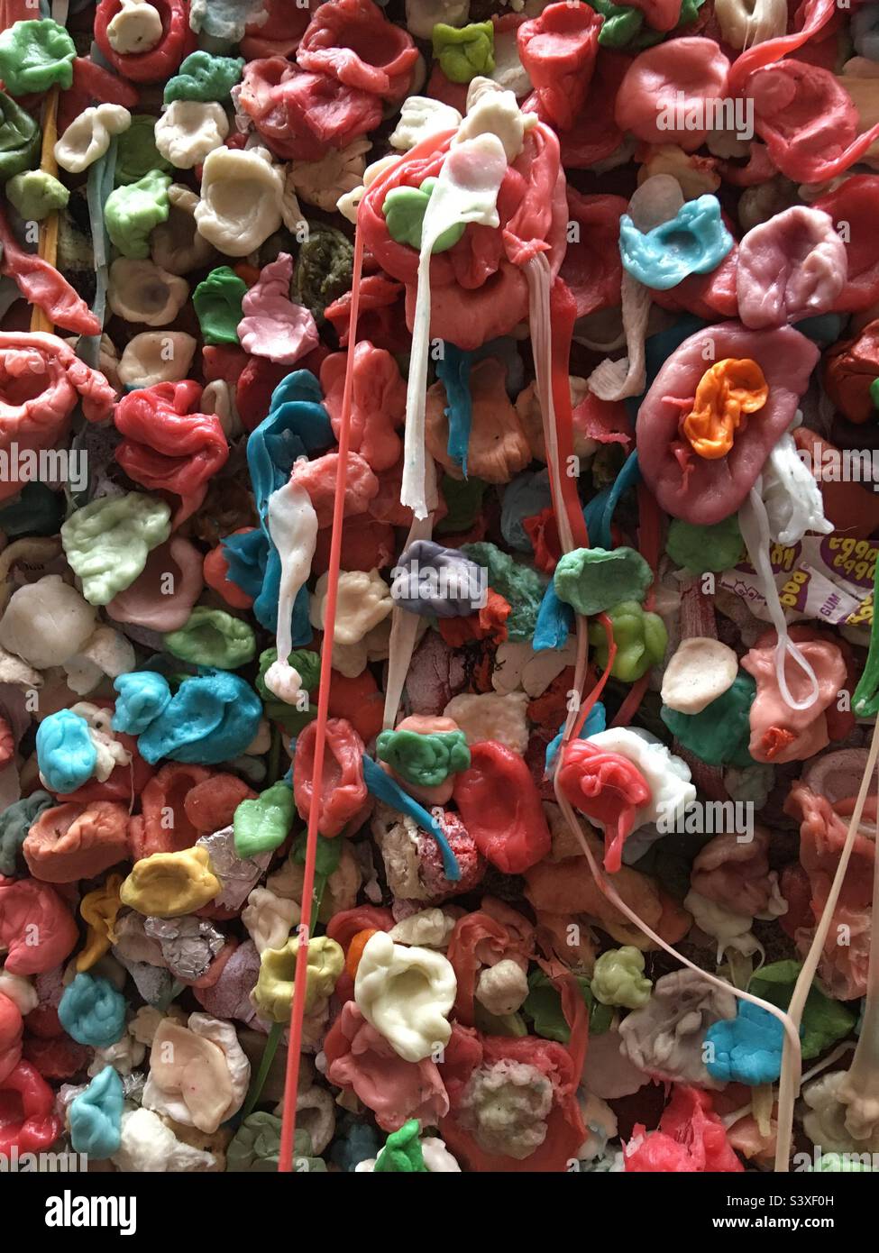 The Gum Wall, Post Alley, Pike Place Market, Seattle, Washington Stockfoto