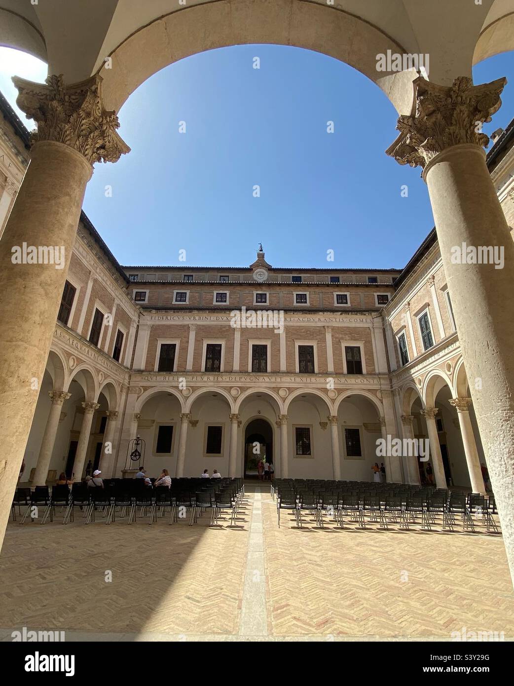 Pesaro, palazzo Ducale Stockfoto