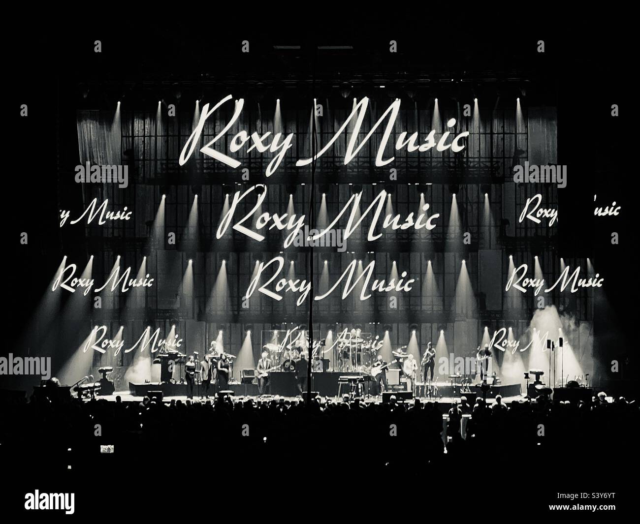 Roxy Music tritt im Oktober 2022 in der Londoner Arena O2 zu ihrer Jubiläumstour zum 50.. Geburtstag auf Stockfoto