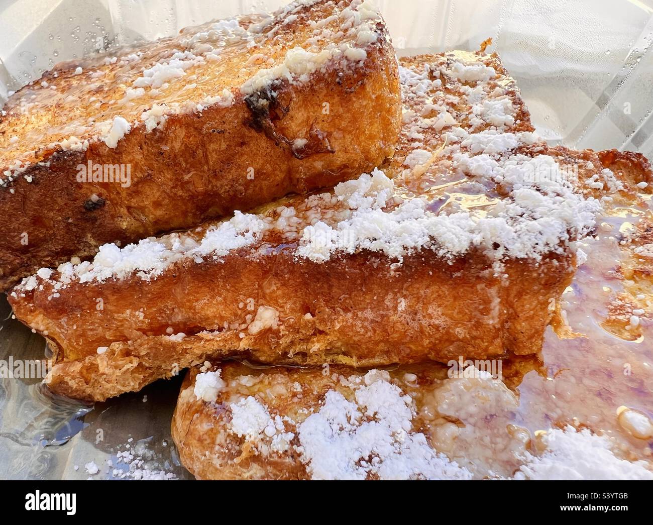 French Toast zum Frühstück Stockfoto