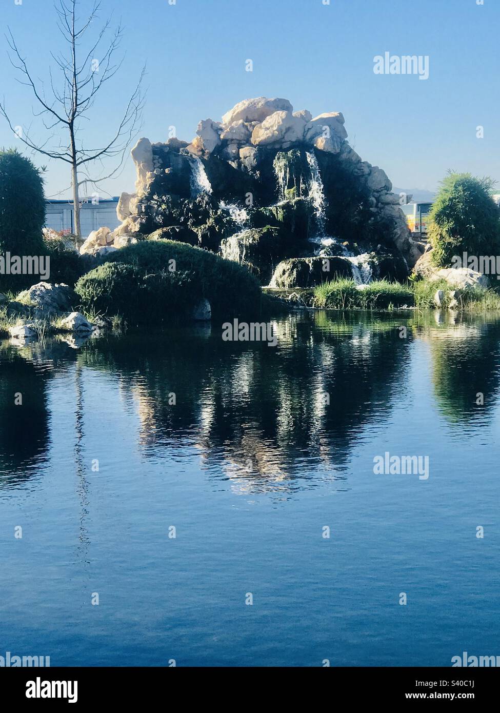 Ethno Dorf Herceg in der Nähe von Medjugorje in Bosnien und Herzegowina - Smartphone-aufgenommenes Stockfoto