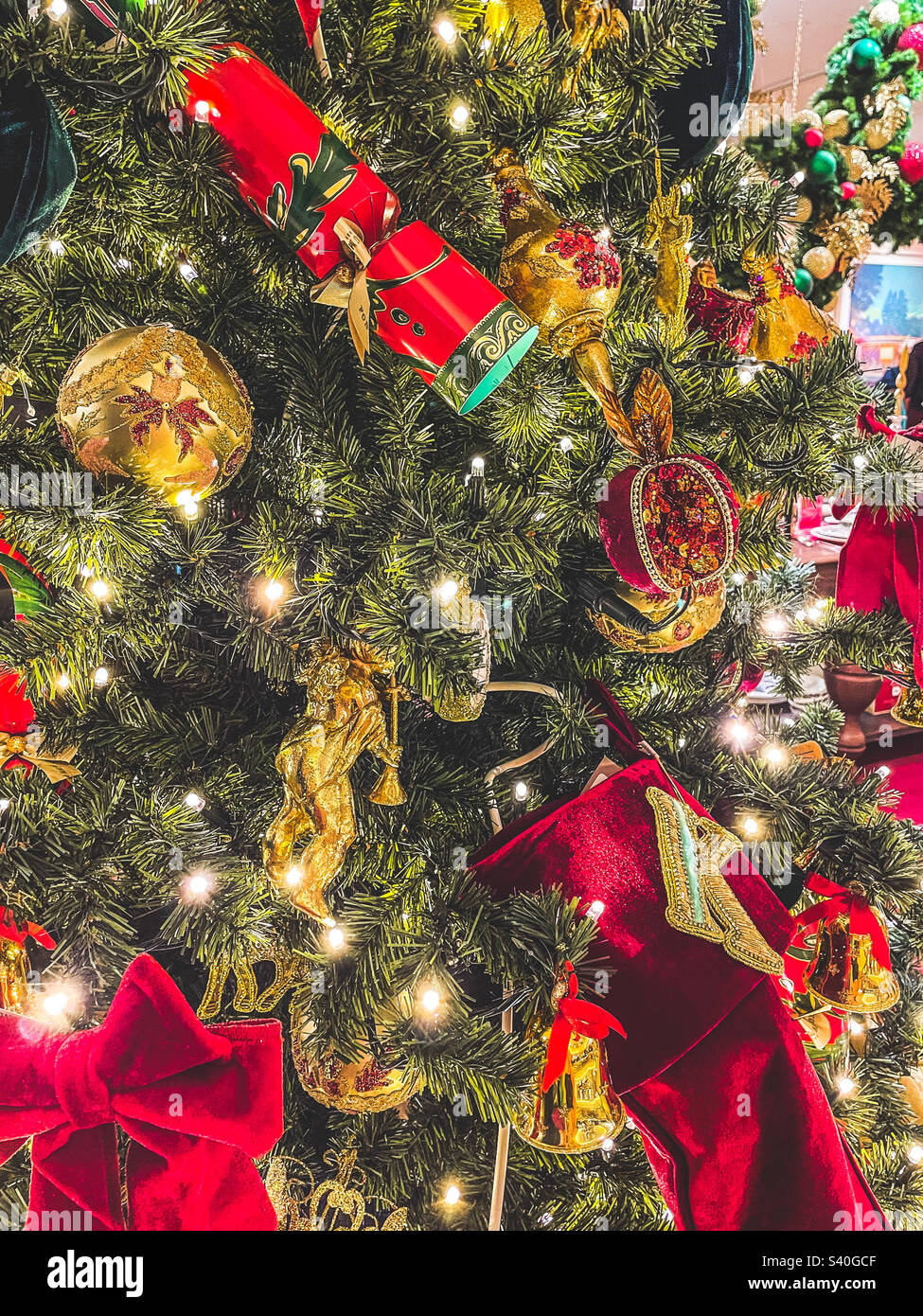 Fortnum und Freimaurer zu Weihnachten - Smartphone-aufgenommenes Stockfoto Fortnum und Freimaurer zu Weihnachten - Smartphone-aufgenommenes Stockfoto