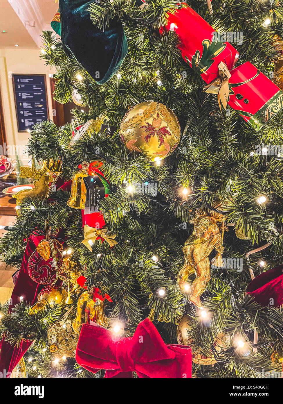 Fortnum und Freimaurer zu Weihnachten - Smartphone-aufgenommenes Stockfoto Fortnum und Freimaurer zu Weihnachten - Smartphone-aufgenommenes Stockfoto