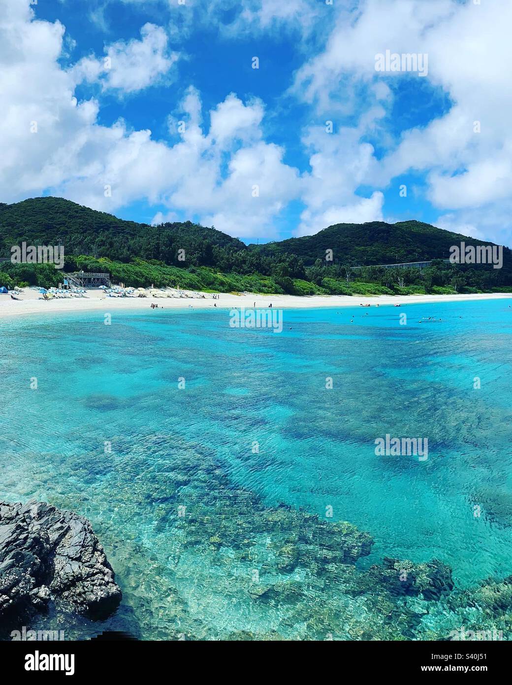 Tokashiki-Insel vor Okinawa, Japan. Stockfoto