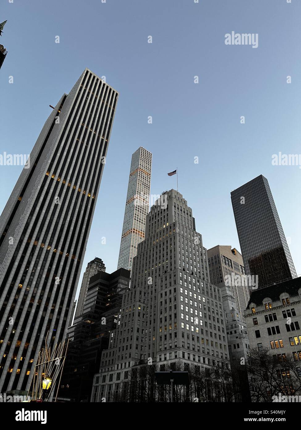 Fifth Avenue von Central Park, Manhattan, New York, USA Stockfoto