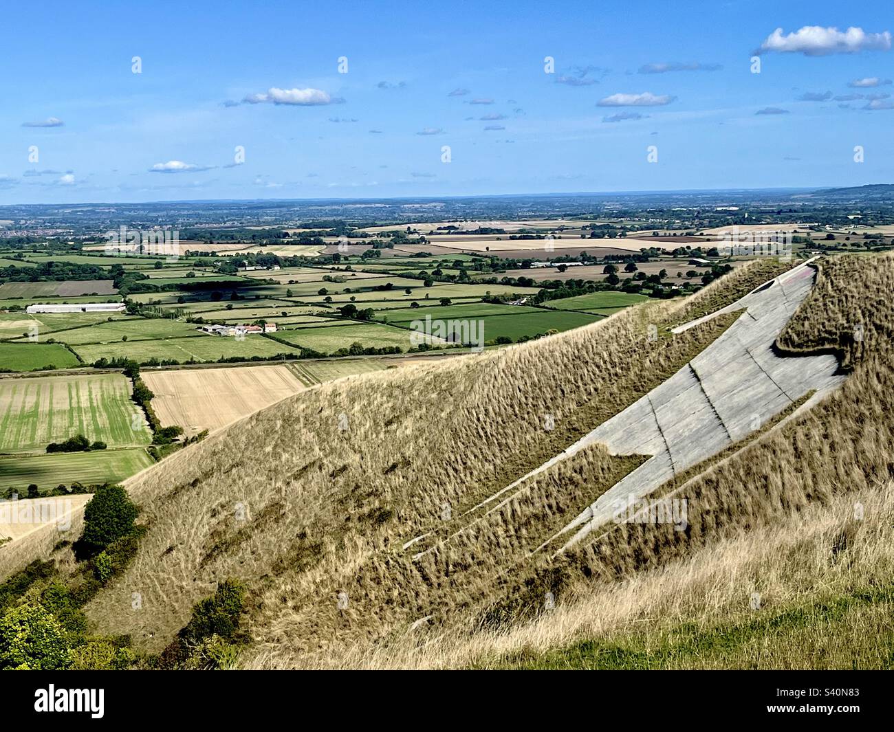 Westbury White Horse Stockfoto