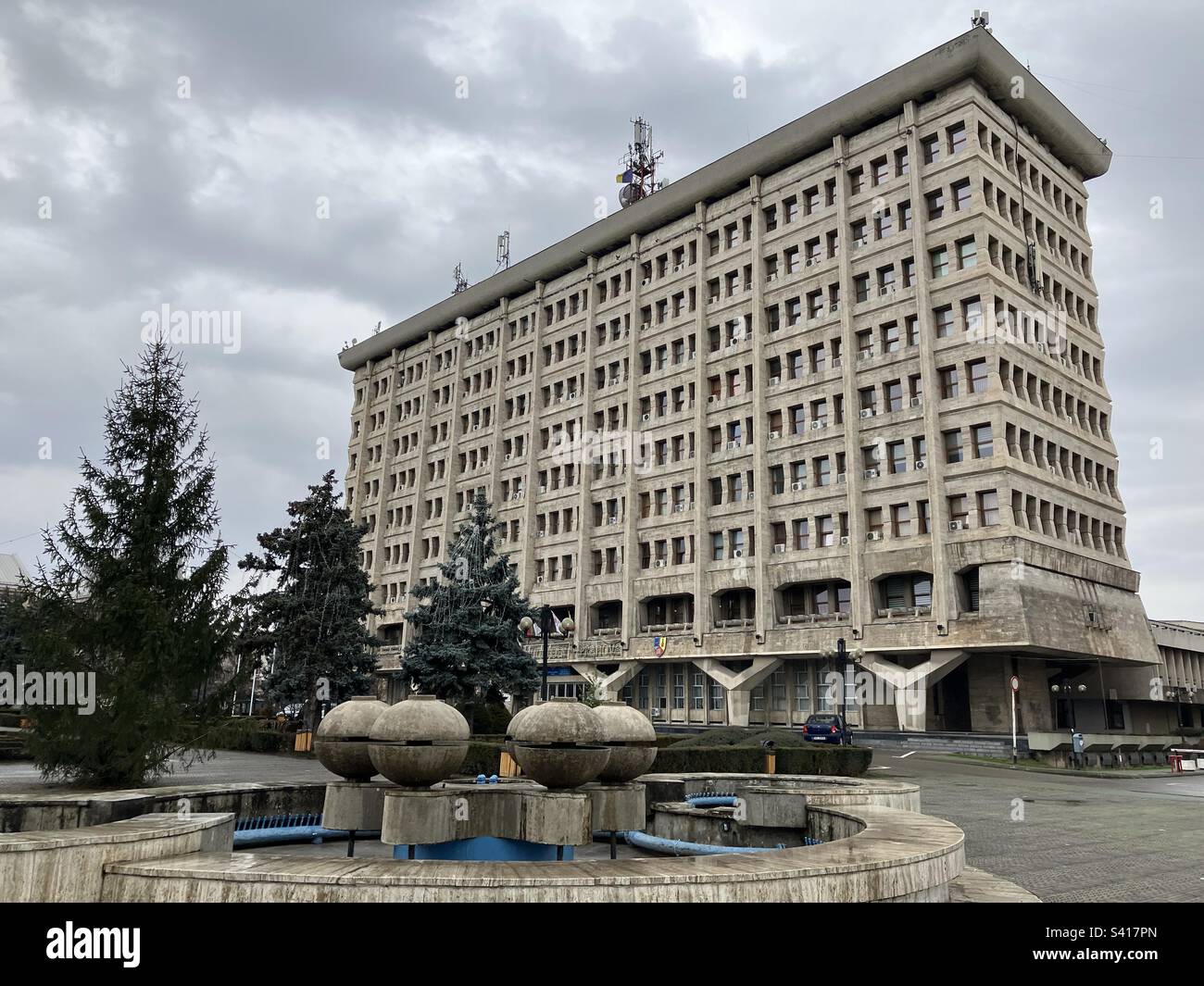 Das Rathaus von Ploiesti Stockfoto