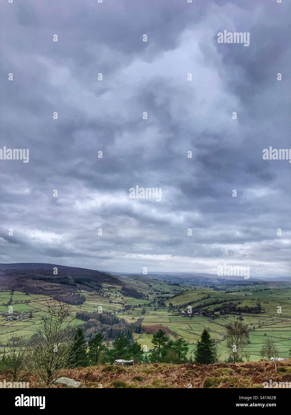 Appletreewick in den Yorkshire Dales Stockfoto
