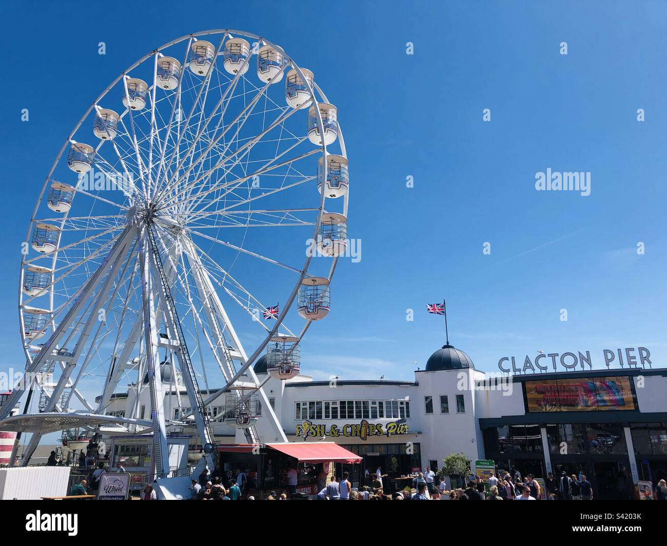 Clacton. Essex, Großbritannien Stockfoto