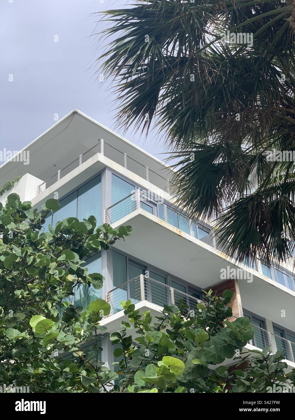 AC Miami Beach Hotel, Miami Beach, Florida, USA - Smartphone-aufgenommenes Stockfoto