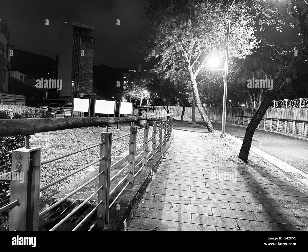 Lixing Street, Gugong Road, Shilin District Taipei Outrock Stockfoto