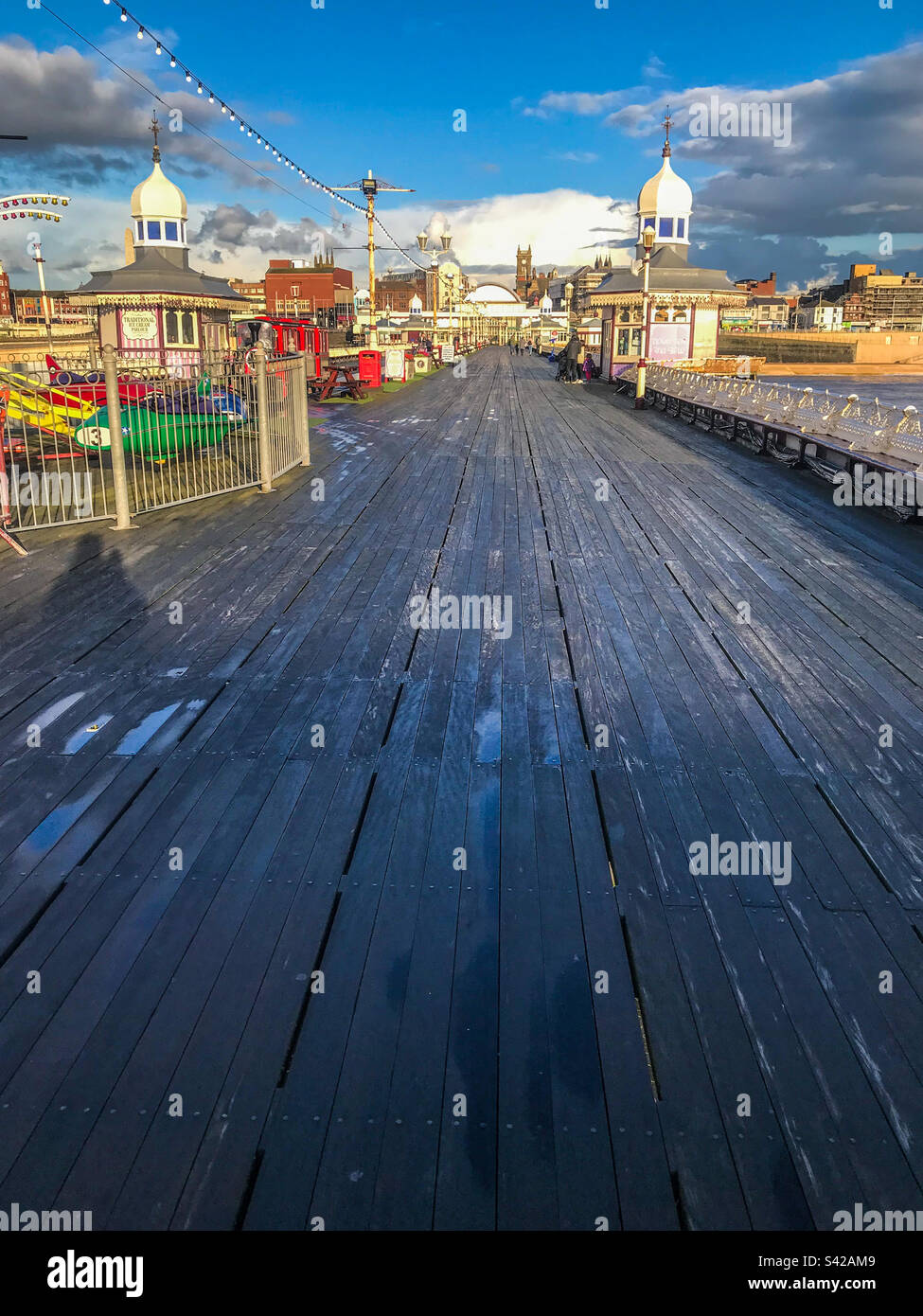 Blackpool pier Stockfoto