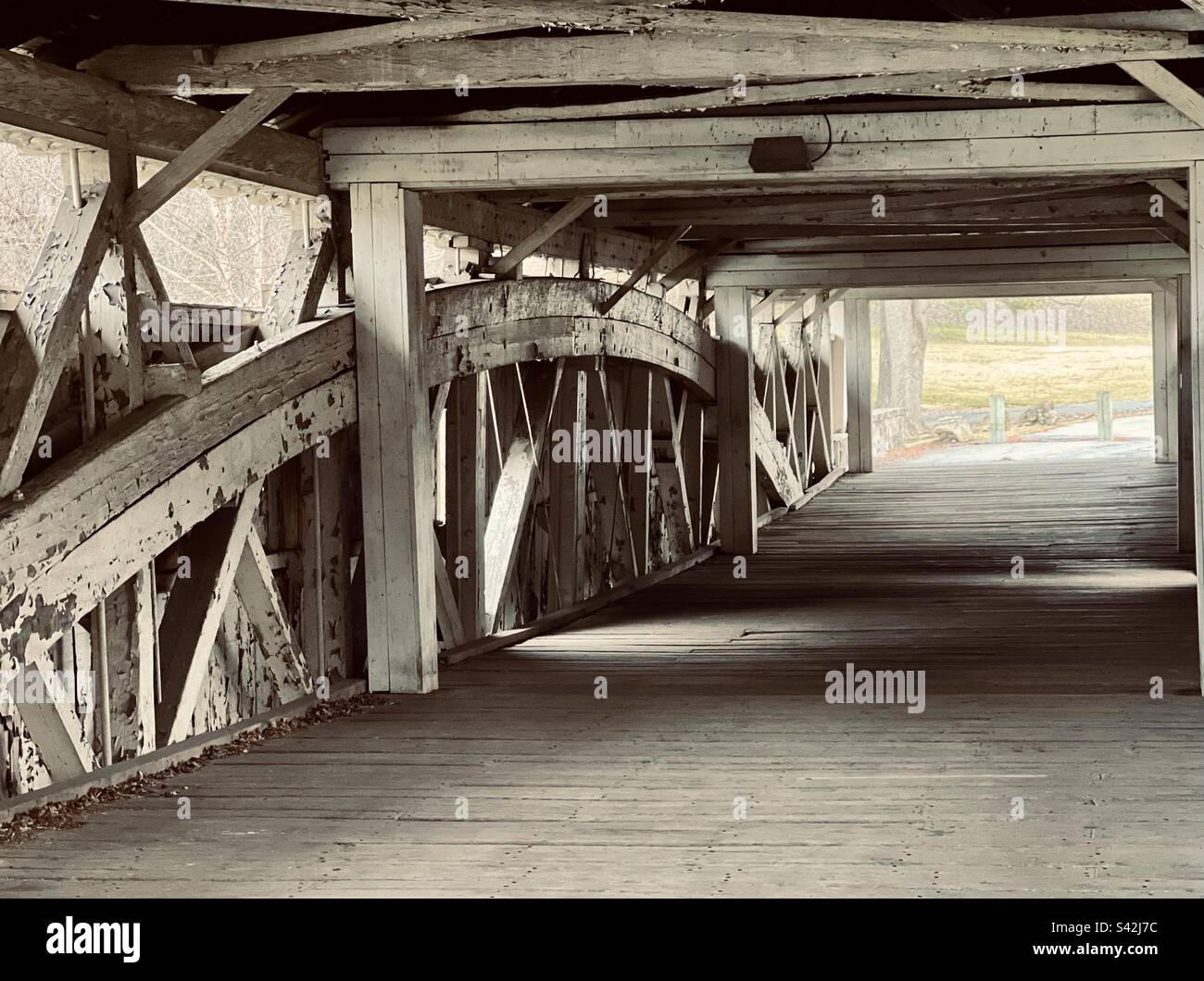 Historische Brücken im Lehigh Valley Stockfoto