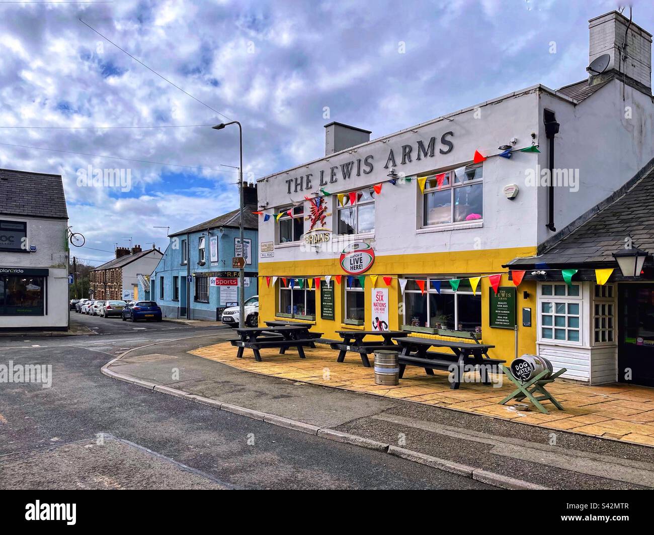 Die Lewis Arms, Tongwynlais, Cardiff Stockfoto