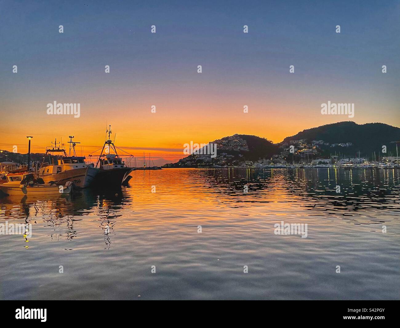 Port d'Andratx, Mallorca - Smartphone-aufgenommenes Stockfoto