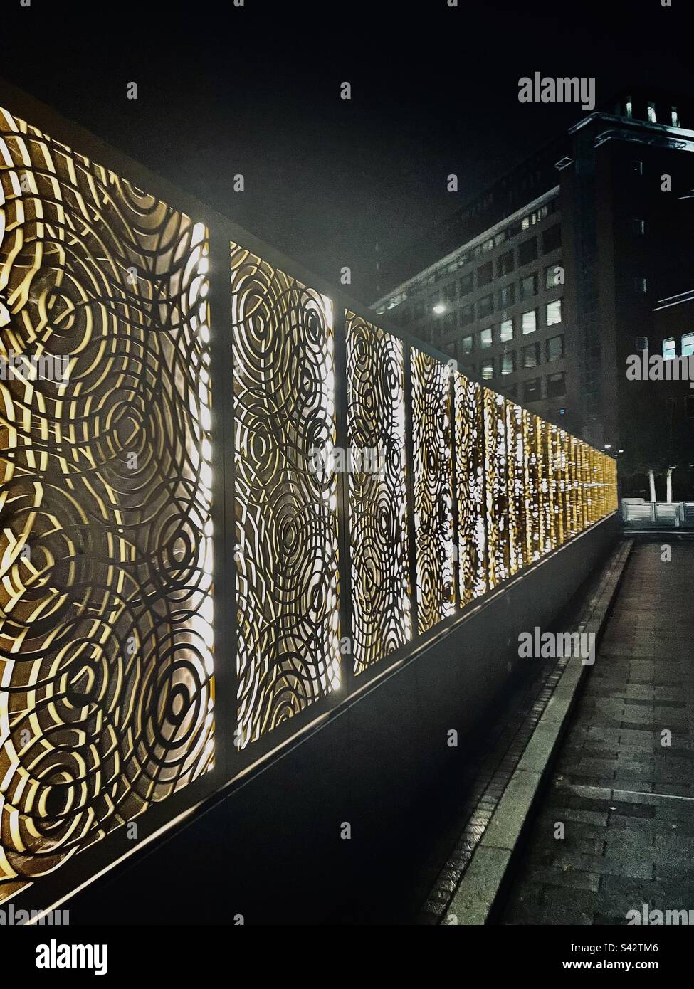 Wunderschönes Design in Walls London Stockfoto