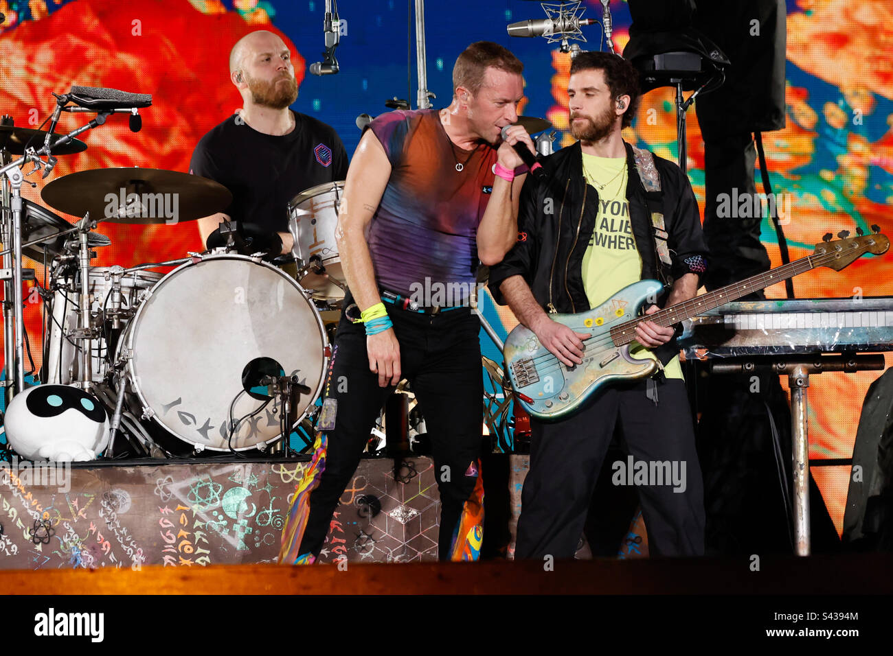 SÃO PAULO, BRASILIEN - MÄRZ 10. : Coldplay führt im Morumbi-Stadion die Musik der Sphären-Tour durch. 10. März 2023. In São Paulo, Brasilien Kredit: Adriana Spaca/Alamy Live News Stockfoto