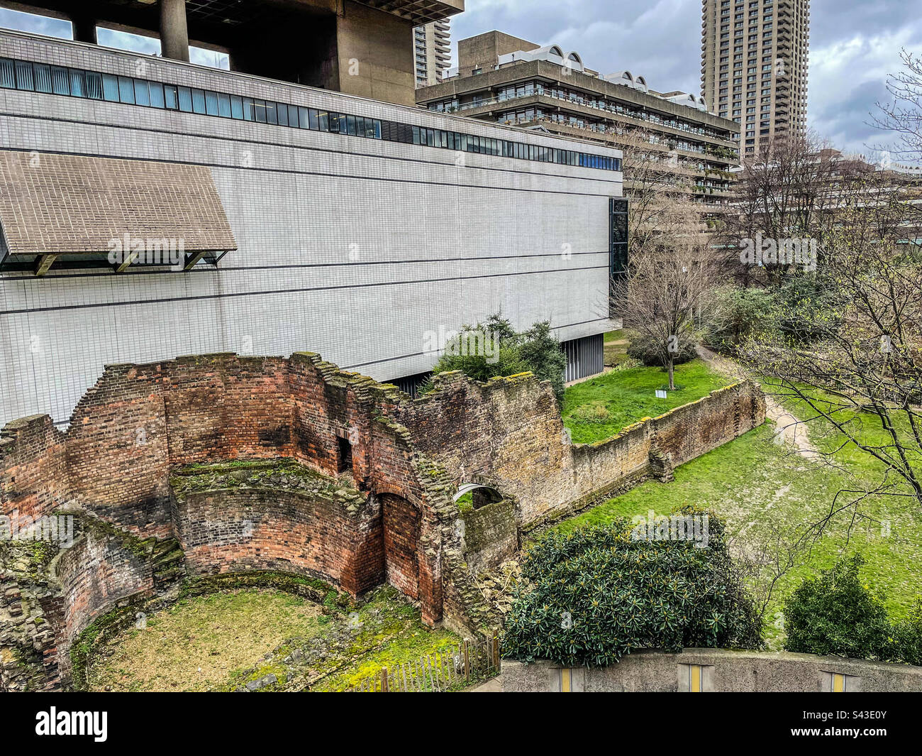 Londoner Mauer - Smartphone-aufgenommenes Stockfoto