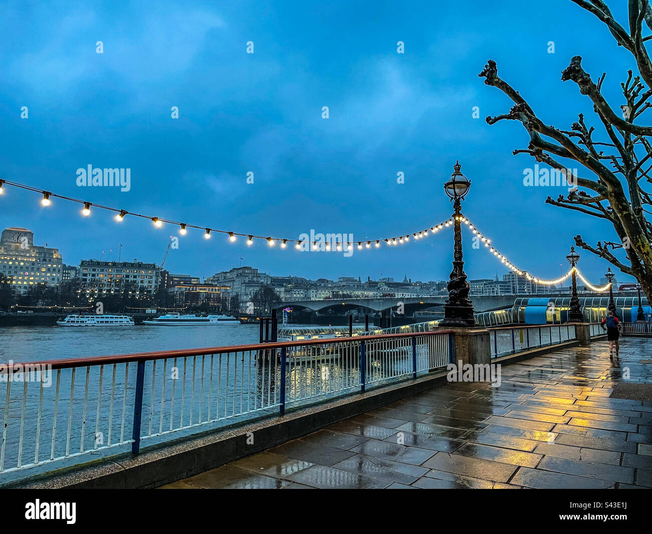 Southbank Themse, London Stockfoto