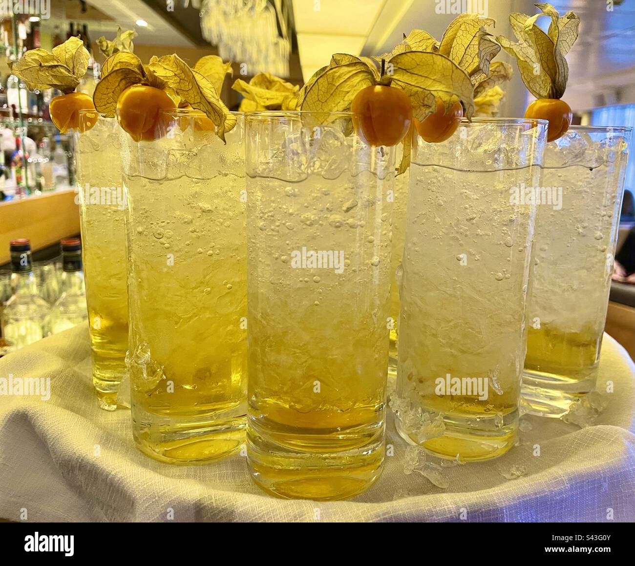 Spezielle Passionsfrucht-Drinks Stockfoto