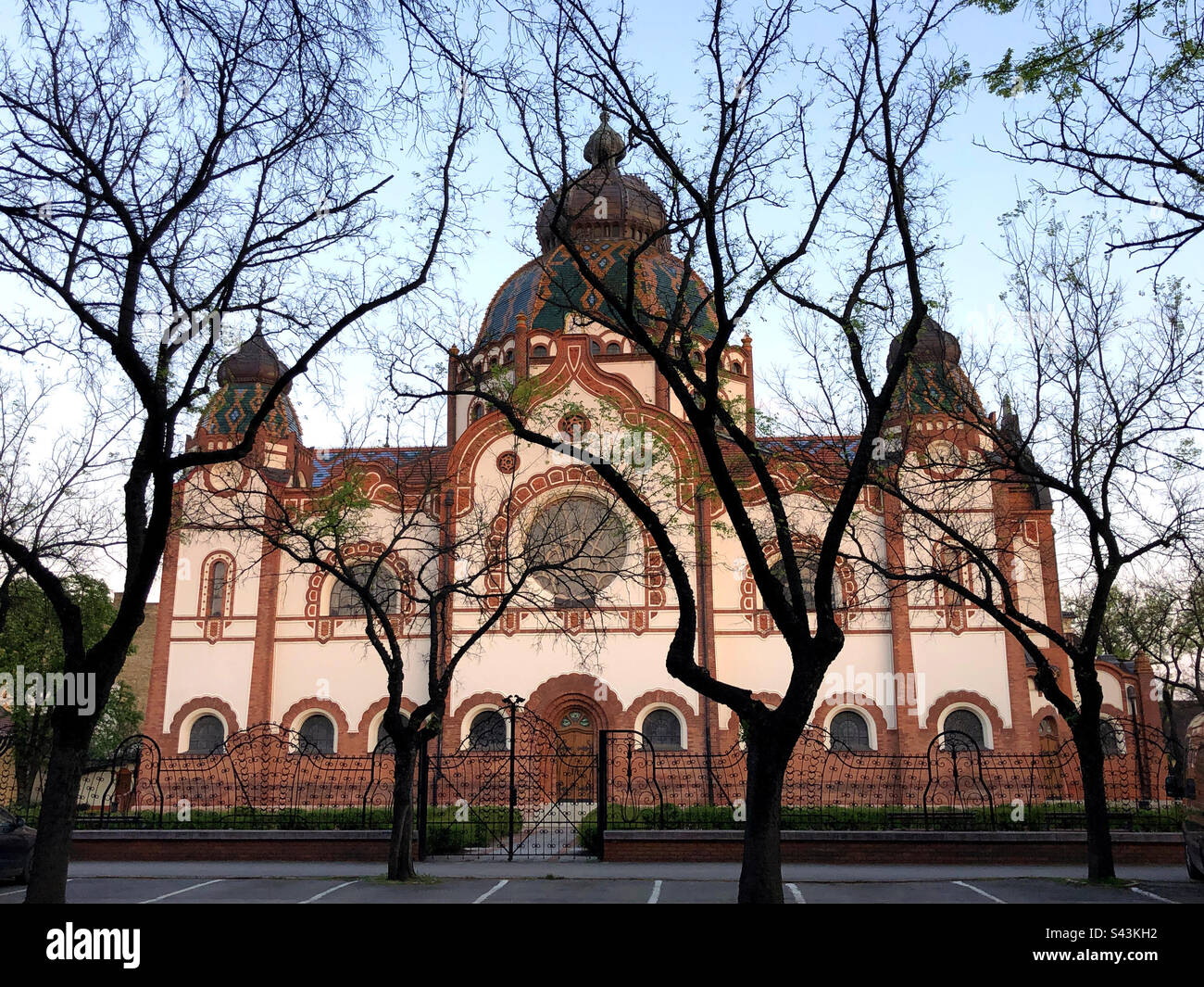 Die jüdische Synagoge, eine der schönsten der Welt, befindet sich in Subotica, Serbien Stockfoto
