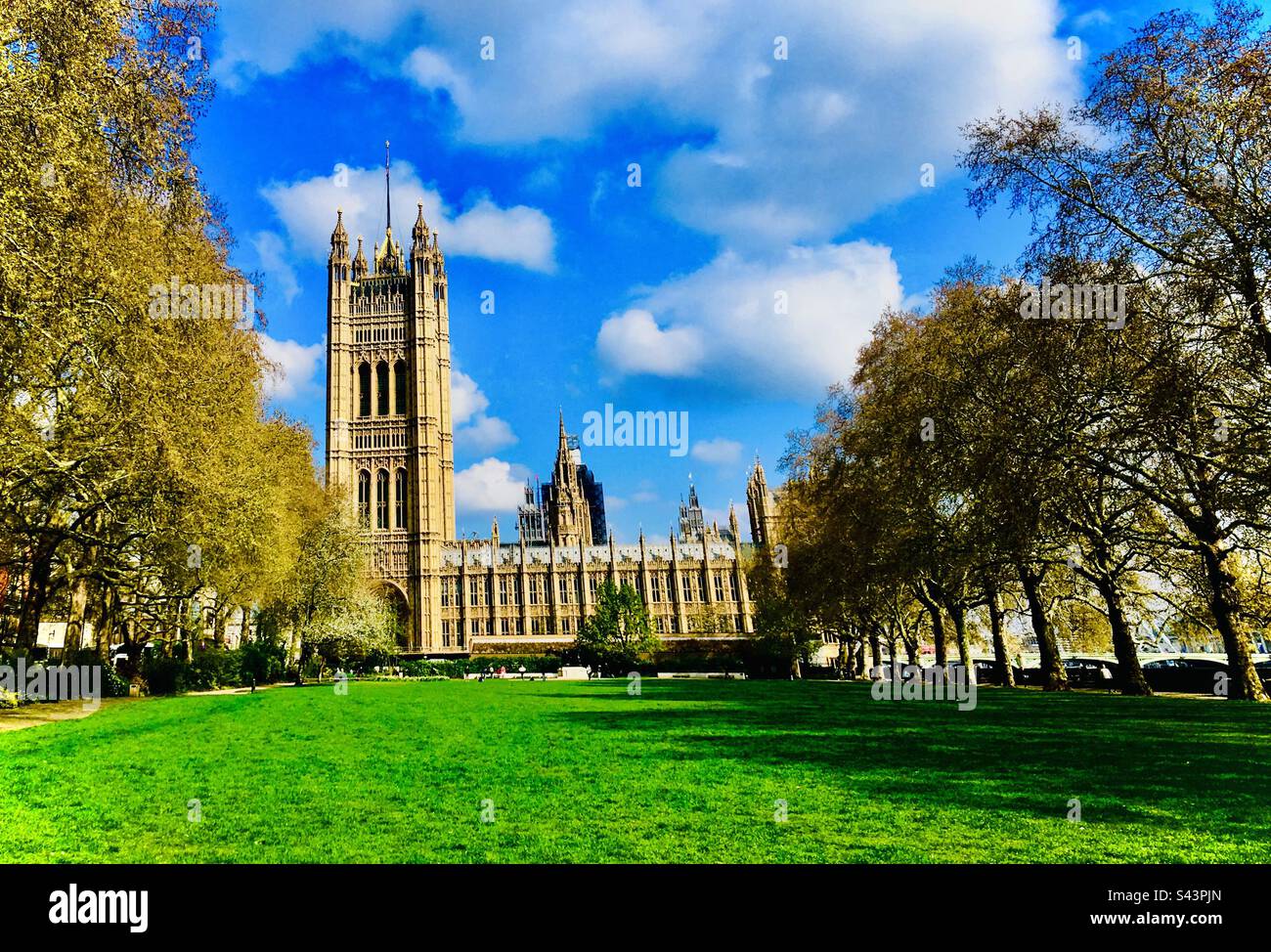 Die Victoria Tower Gardens, London, 2019 Stockfoto