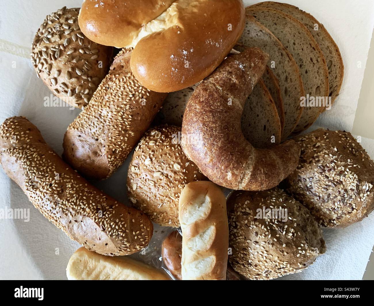Bauernbrot - Smartphone-aufgenommenes Stockfoto