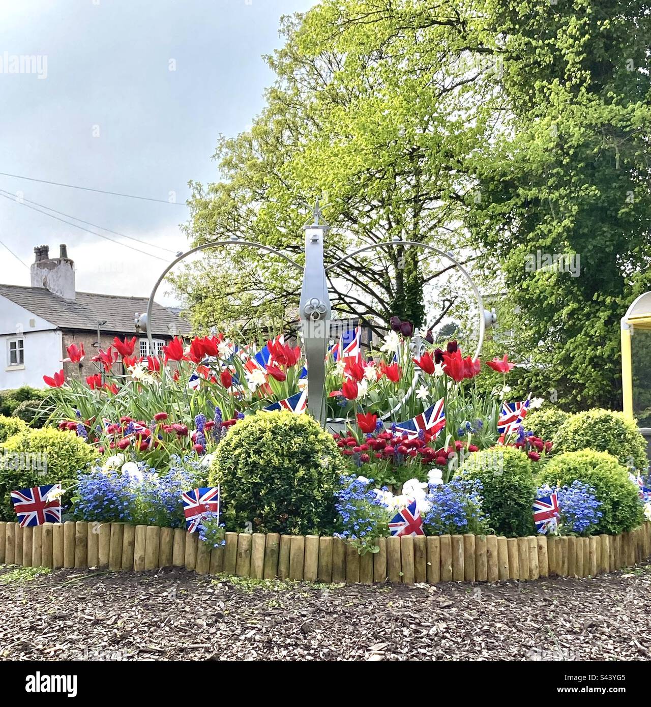 Britische Krone für die Krönung Stockfoto