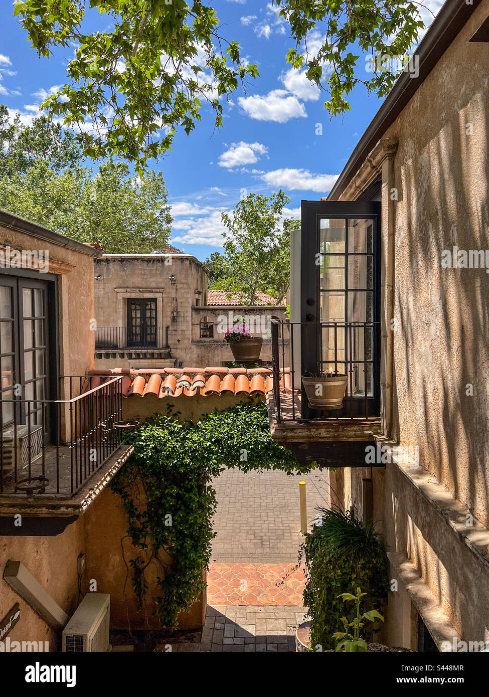 Tlaquepaque Shopping Village in Sedona Arizona Stockfoto