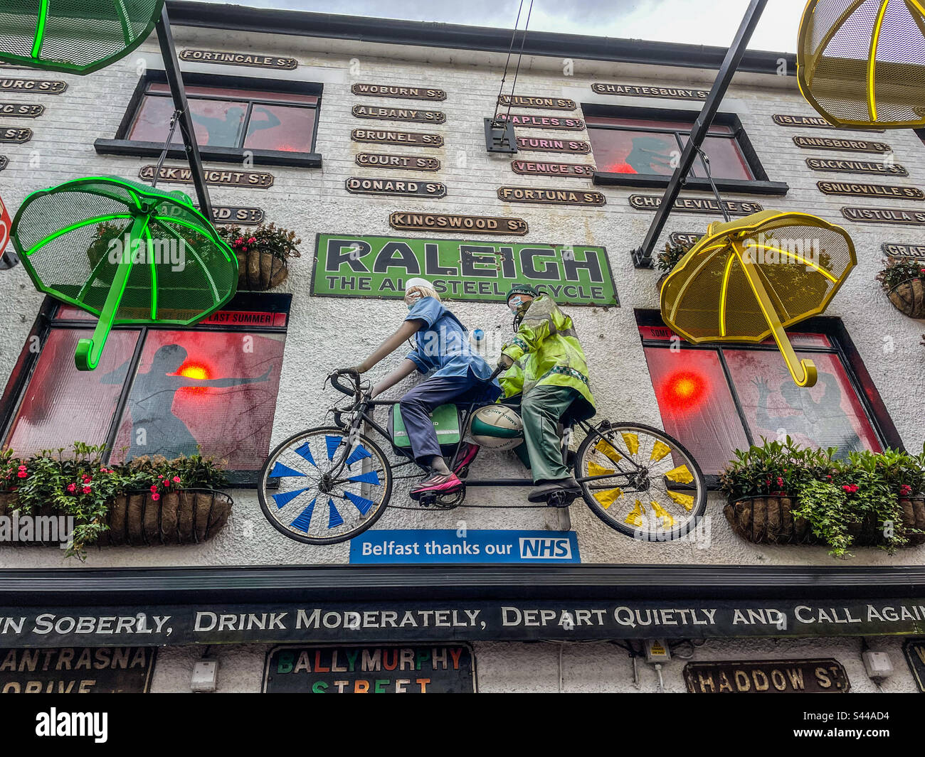 Duke of York, Cathedral Quarter, Belfast Stockfoto