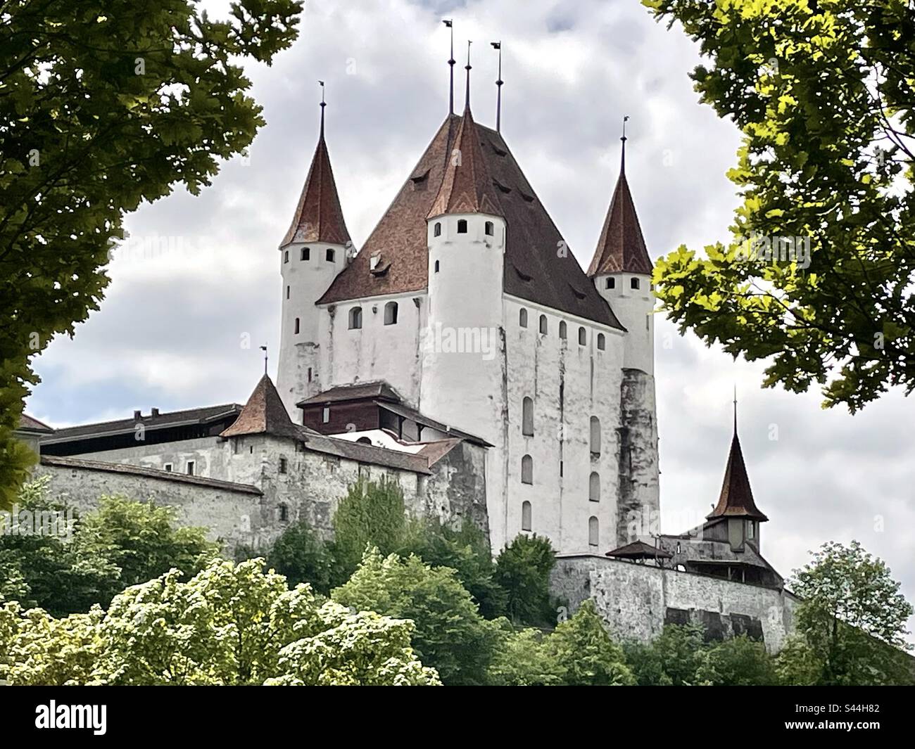 Schloss Thun, Schweiz Stockfoto