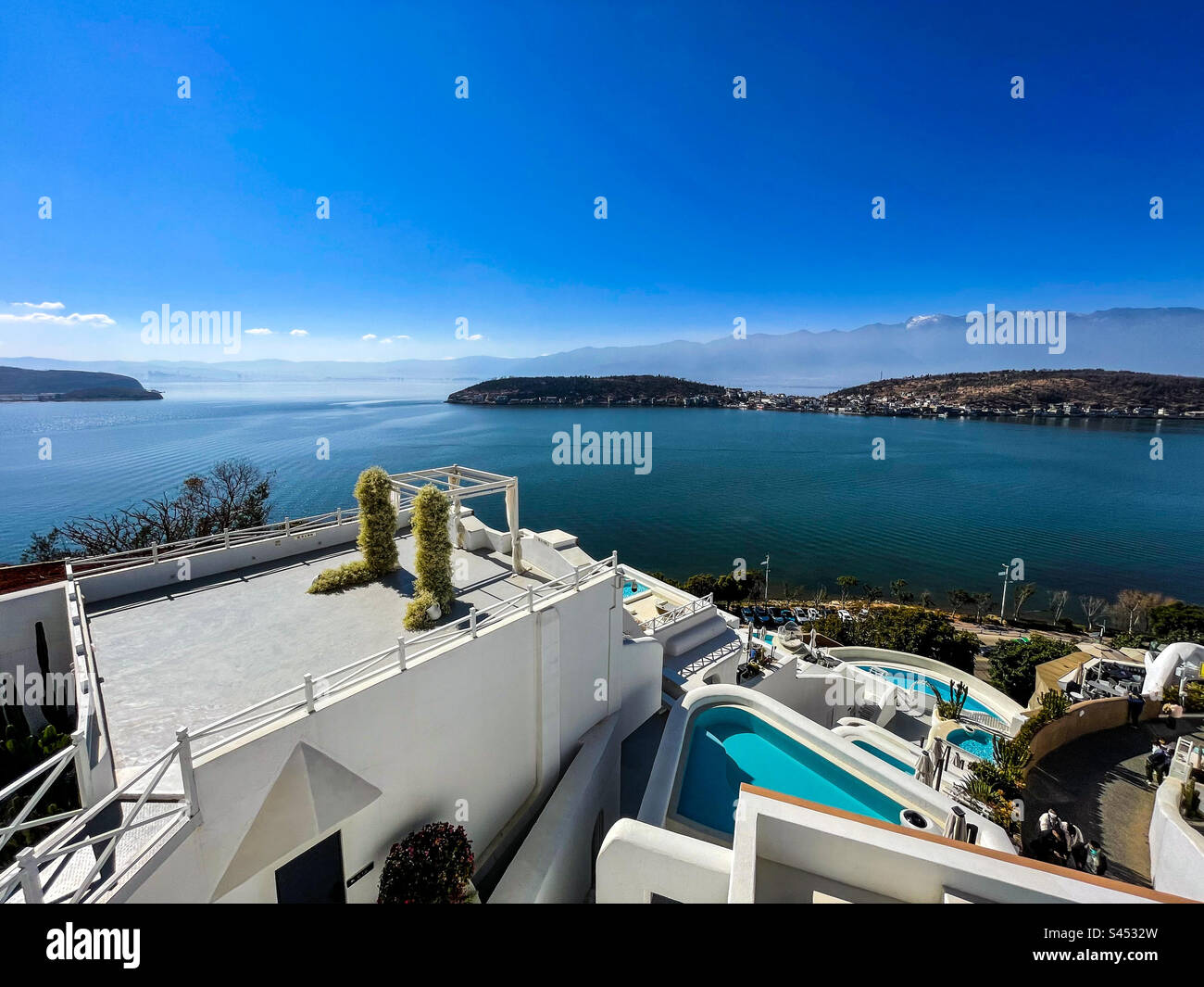 Idyllisches Urlaubsziel Stockfoto