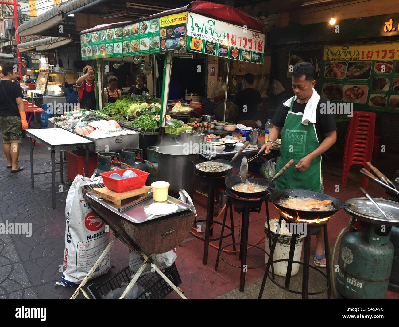 Streetfood in Thailand Stockfoto