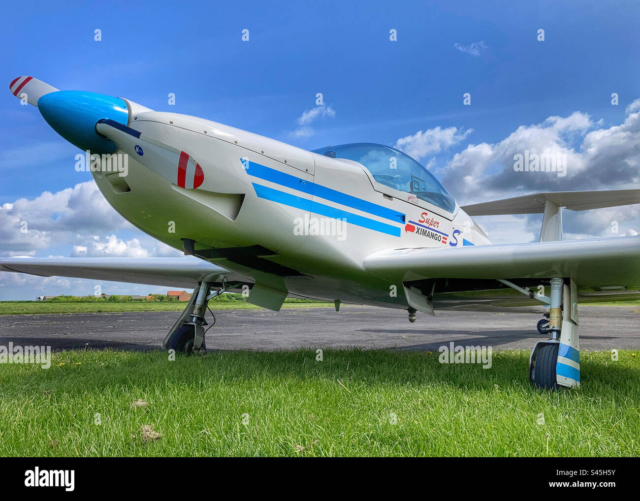 Aeromot Amt-200 Super Ximango bei Rufforth - Smartphone-aufgenommenes Stockfoto