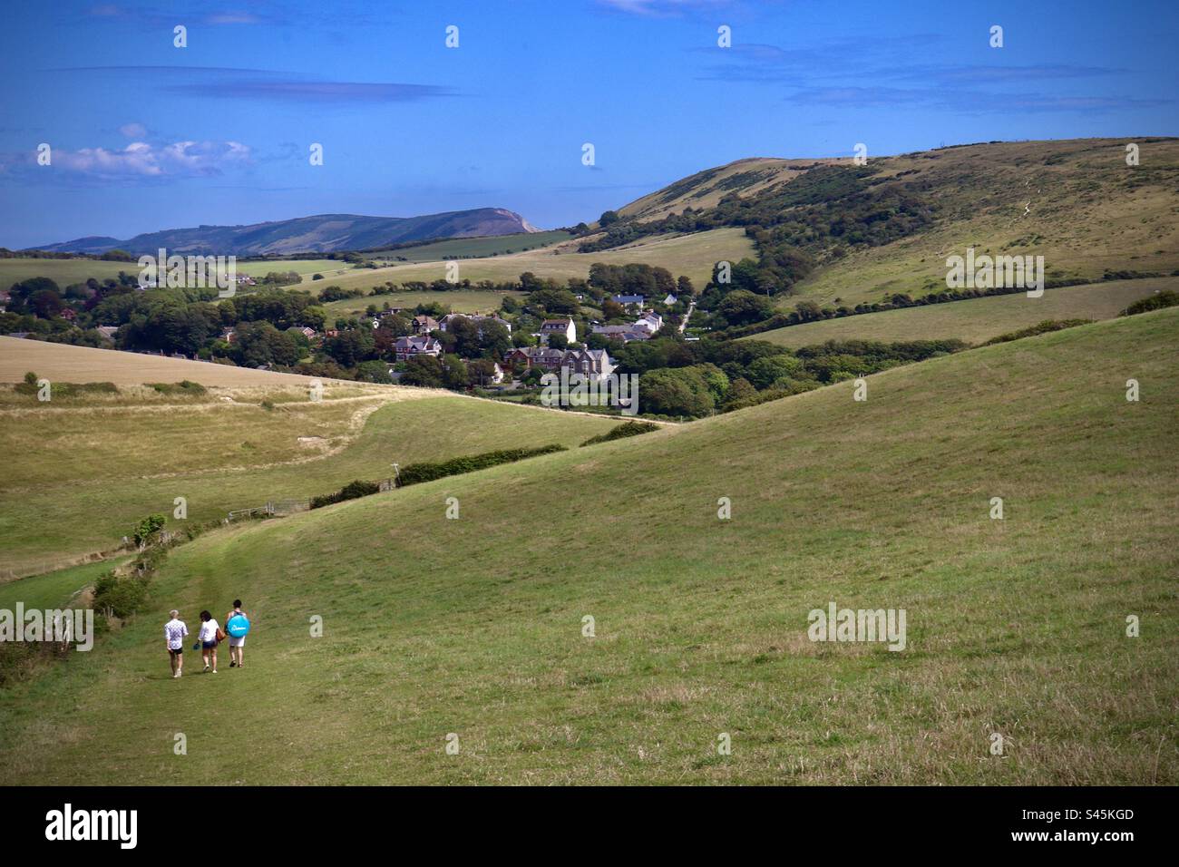 Friedliche Spaziergänge in England Stockfoto