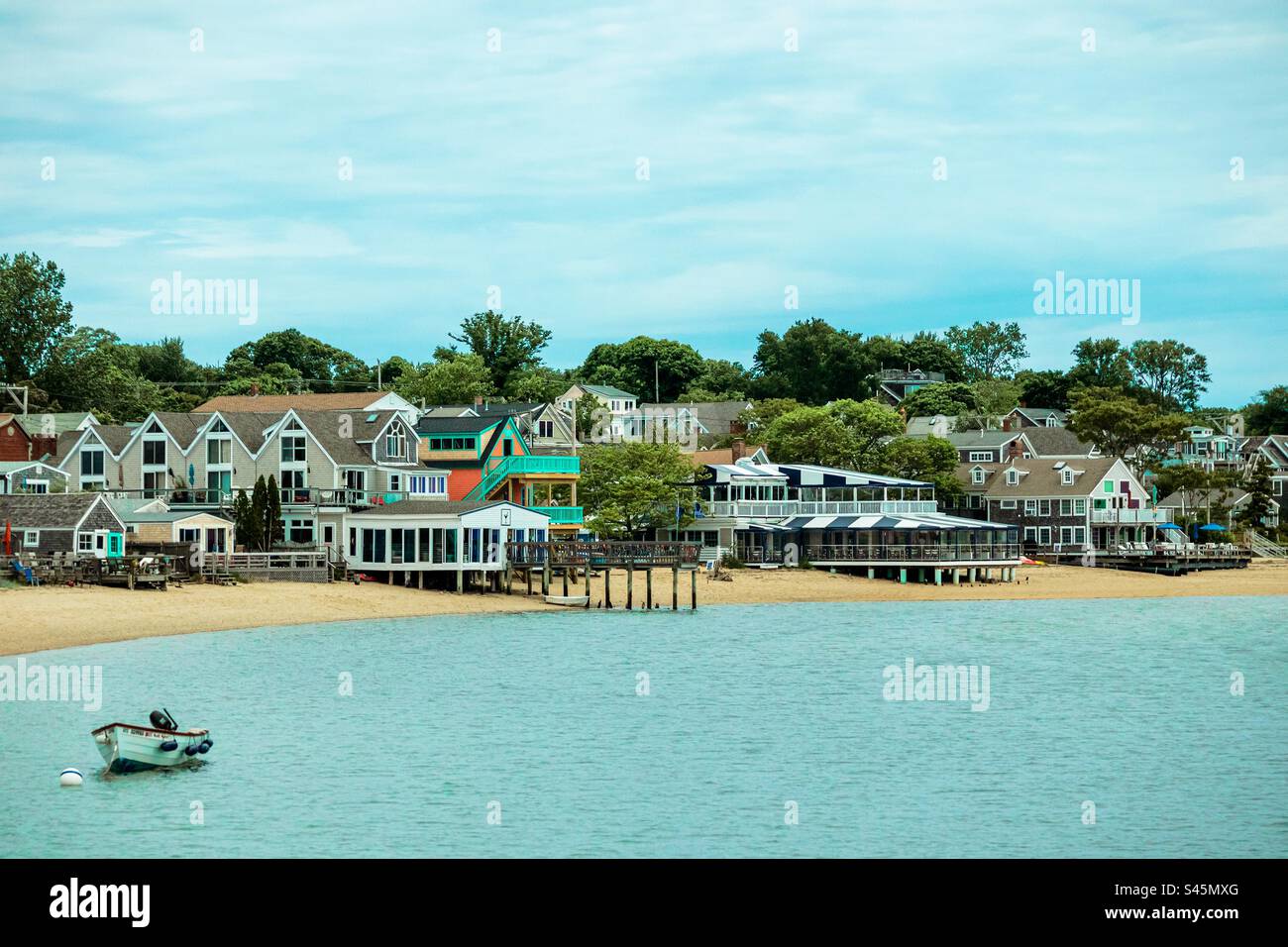Bay im Hafen von Provincetown, Cape Cod, Massachusetts Stockfoto