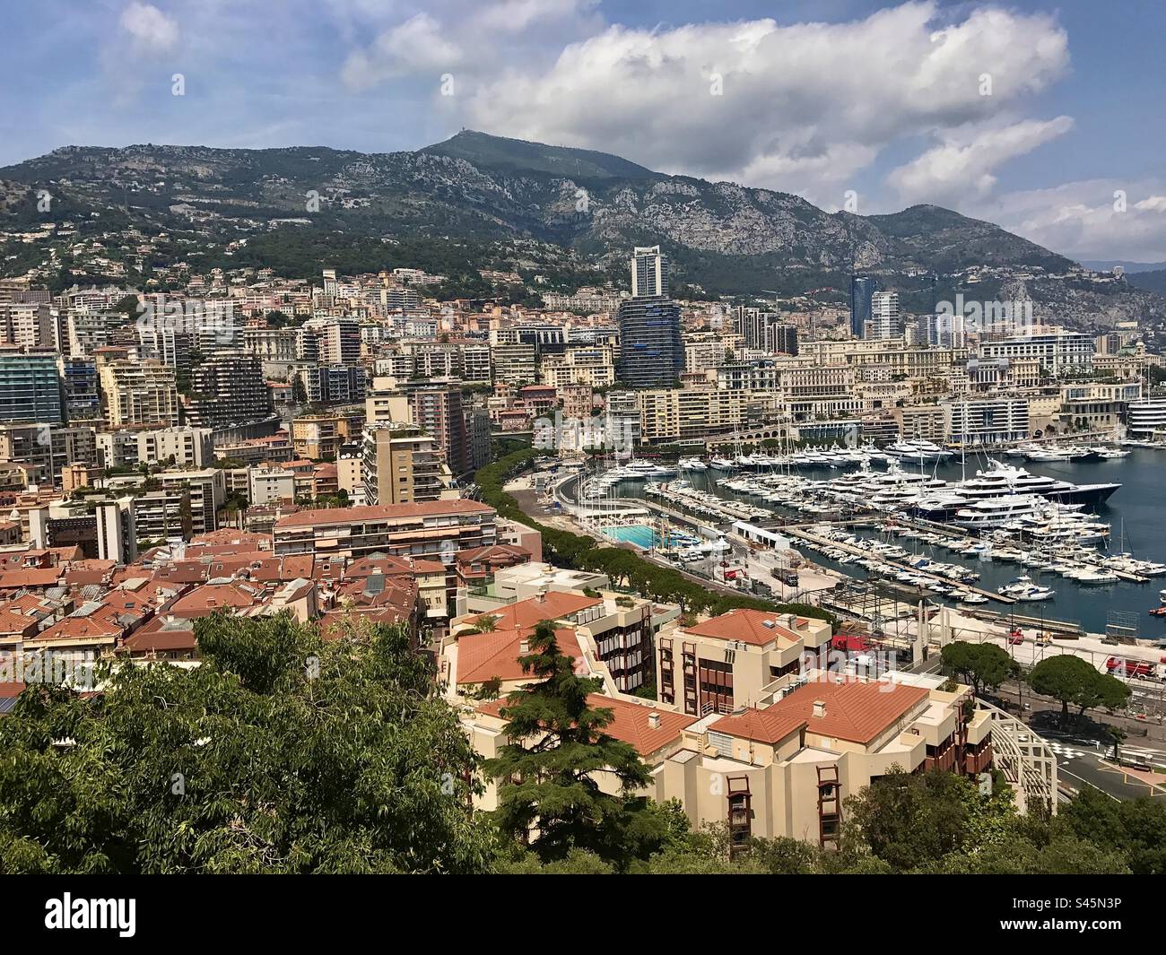 Blick auf Monte Carlo in Europa Stockfoto