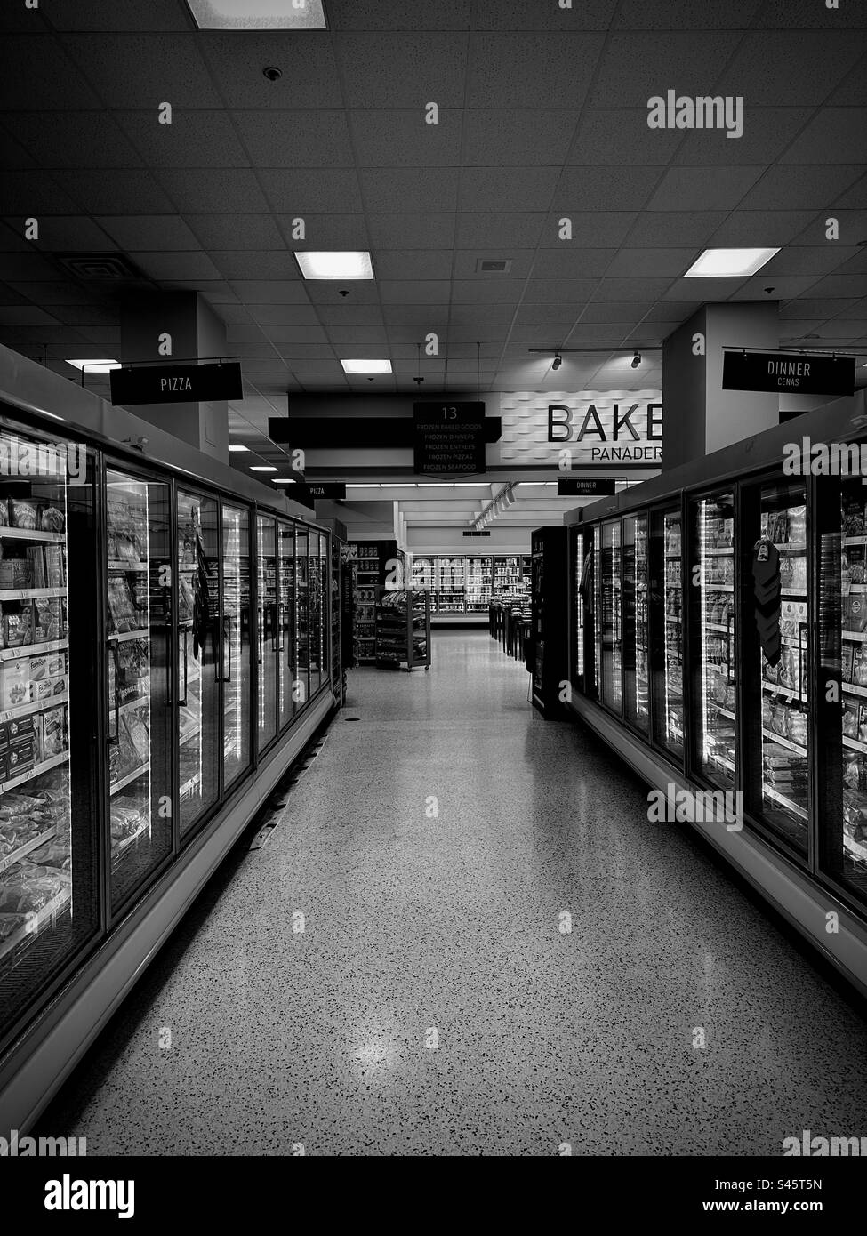 Das Foto zeigt die innere Seele eines durchschnittlichen amerikanischen Käufers Stockfoto